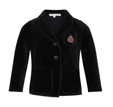 Velour Blazer