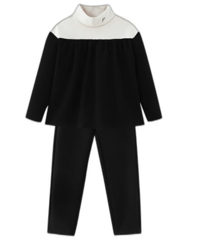 Colorblock Turtleneck Set