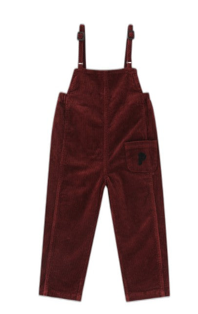 Corduroy Overalls With Pockets