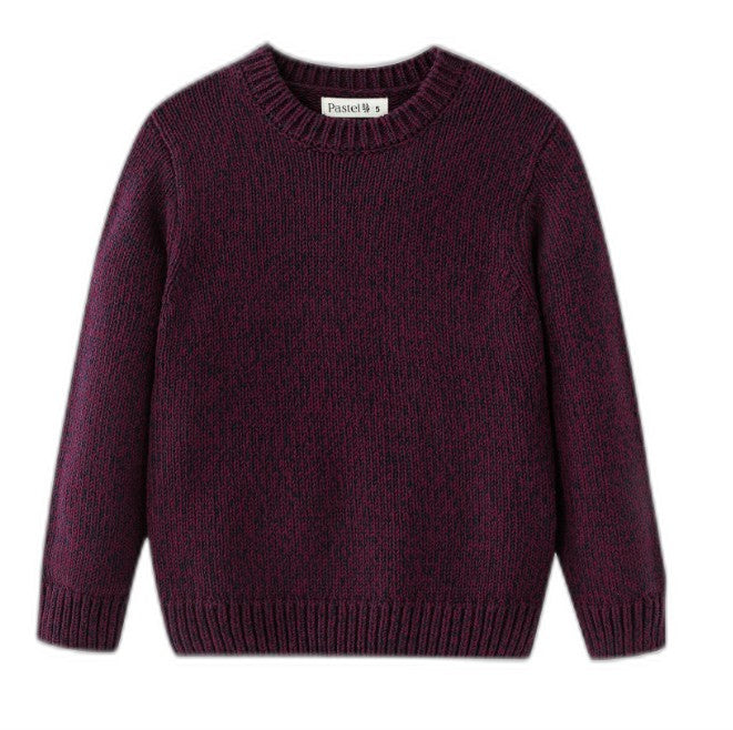Burgundy Marled Sweater