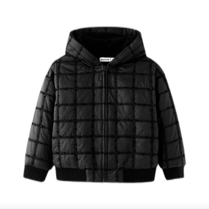 Checkered Quilted Jacket