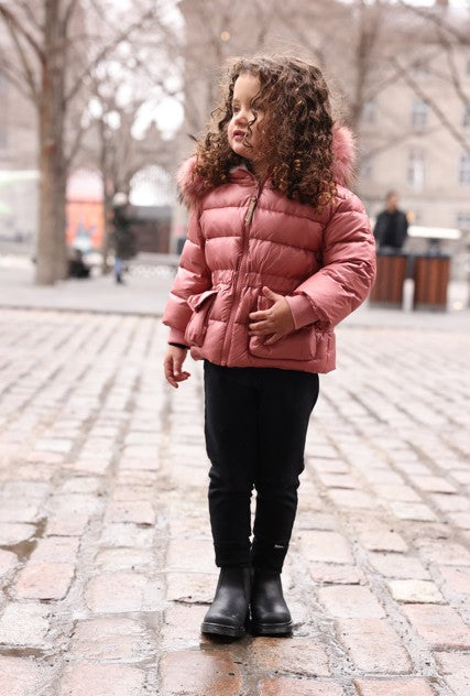 Duo Pocket Gathered Jacket - SLATE ROSE