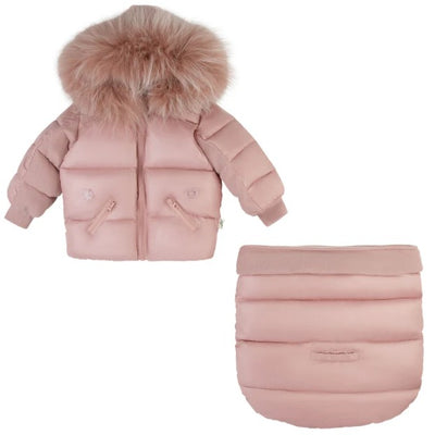 Deatiled Ribbed Snowsuit