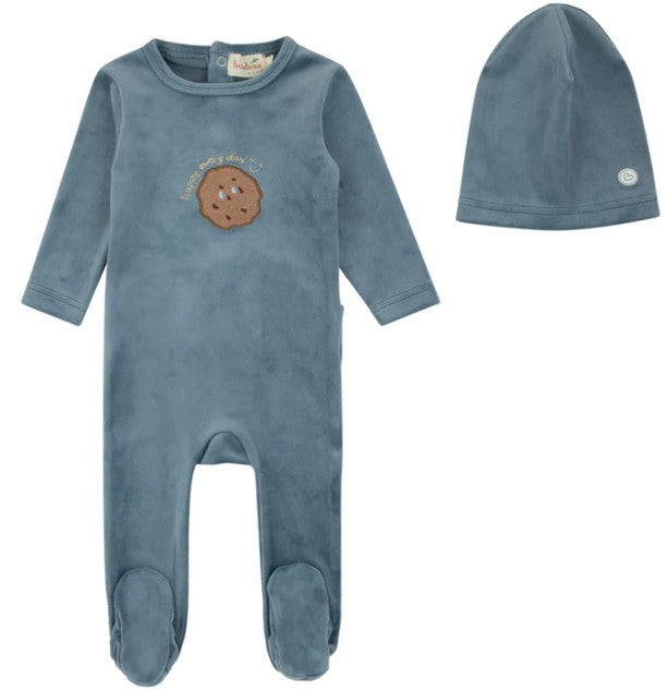 Cookie Velour Footie