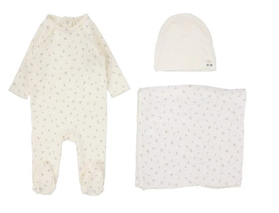 Cherry Print Layette Set