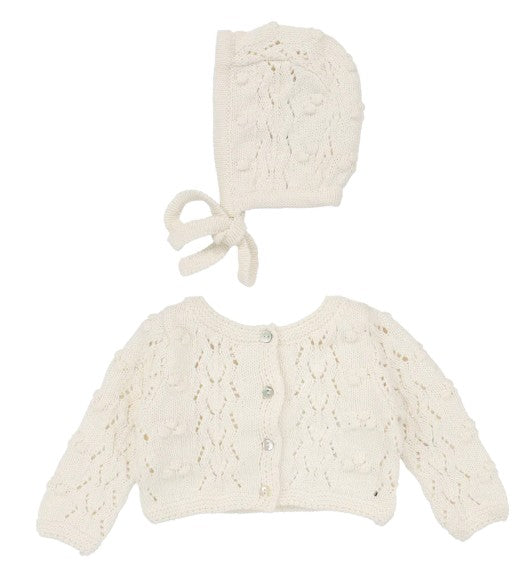 Popcorn Wave Cardigan Set