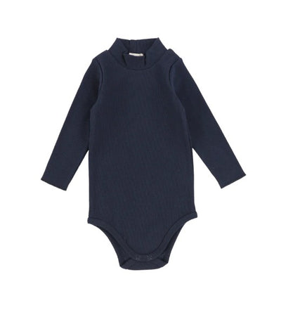 Ribbed Mockneck Onesie