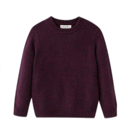 Burgundy Marled Sweater