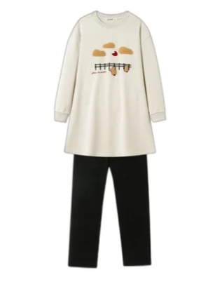 Tunic W/ Sherpa Graphic