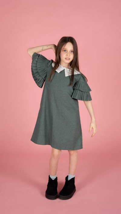 Green Wooly Dress