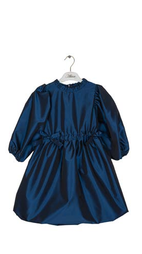 Taffeta Dress - Navy