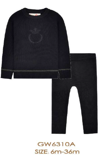 Boys Logo Sweater + Pants Set