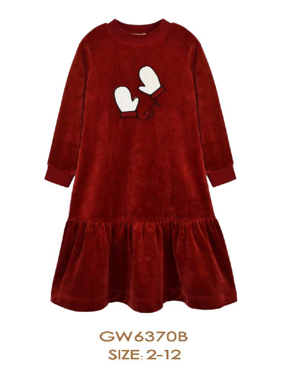 Velour Mitten Dress