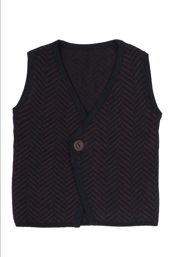 Chevron Knit Vest