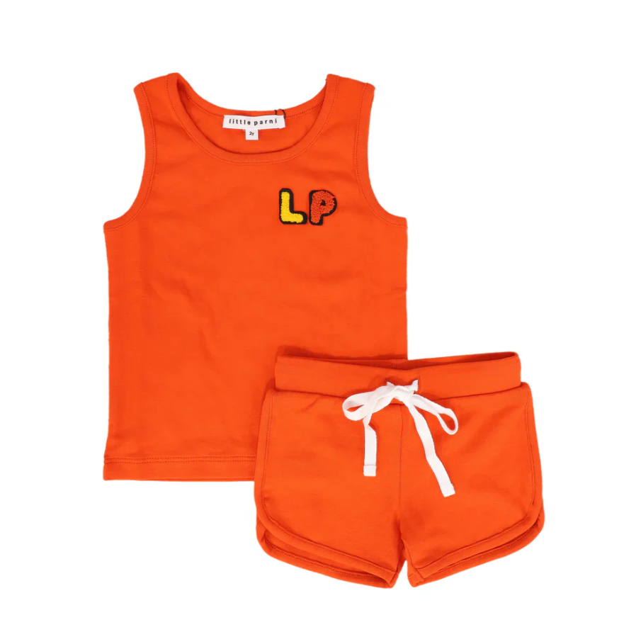 Baby Tank Set - Orange