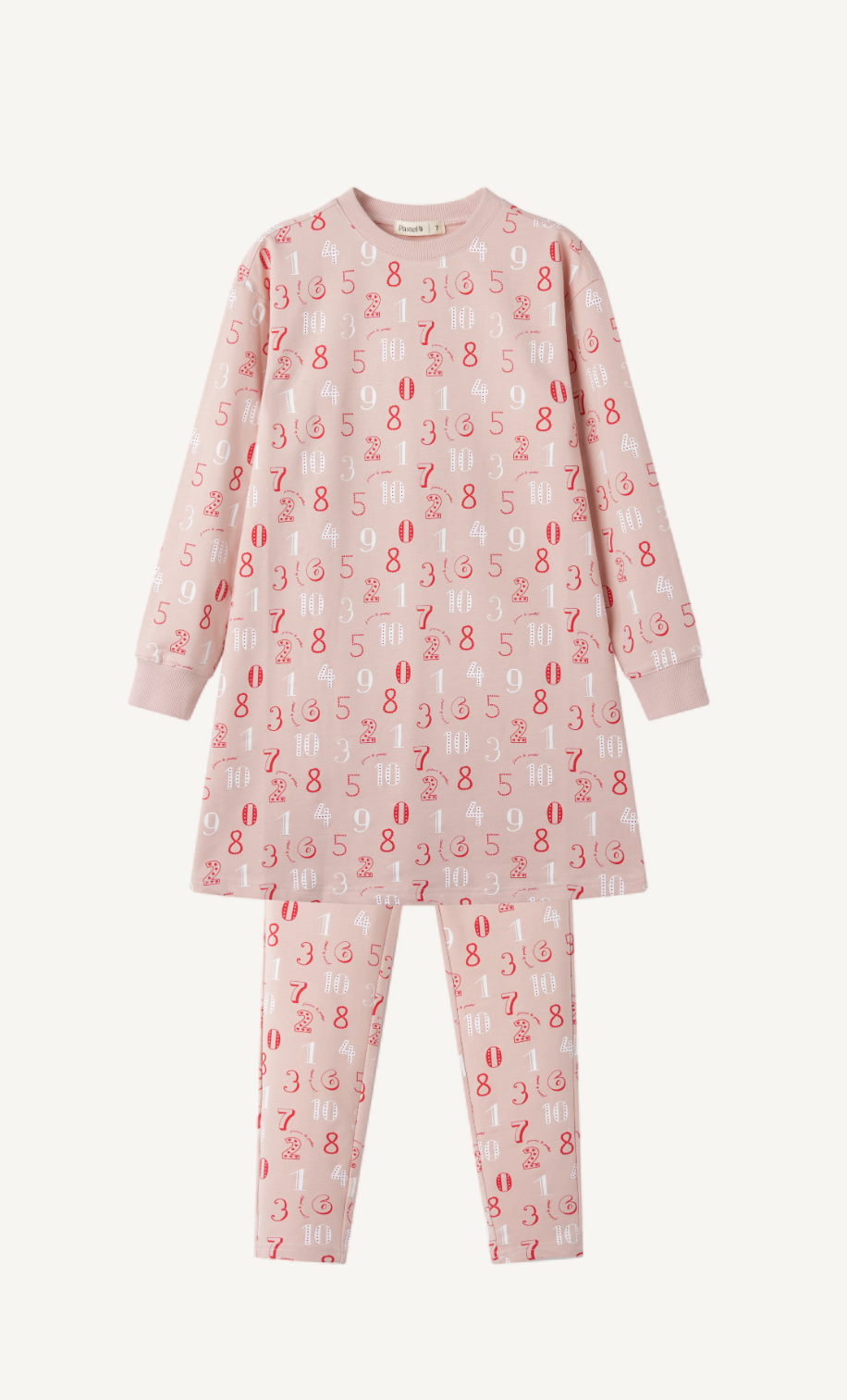 Numerical Print Tunic Set