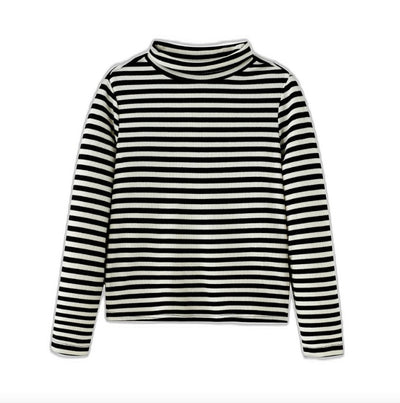 Striped Turtleneck