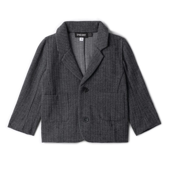 Stretch Herringbone Blazer
