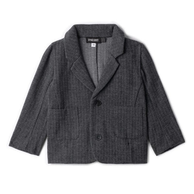 Stretch Herringbone Blazer