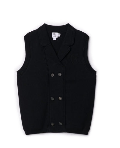 Boys Double Breasted Knit Vest