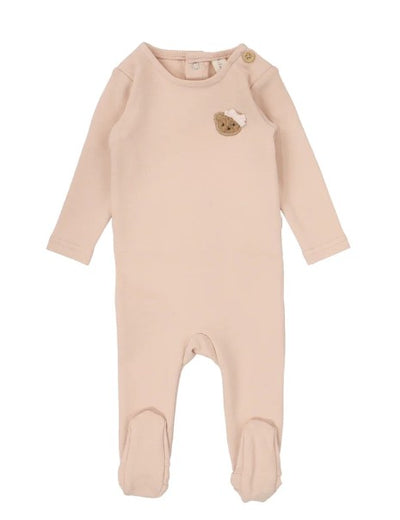 Bear Applique Foootie