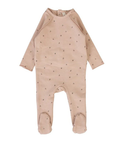 Cherry Print Footie
