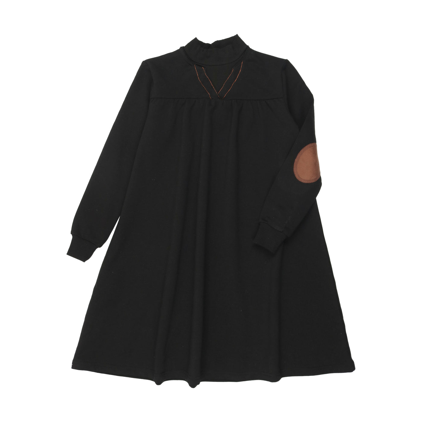 Suede Patch Dress