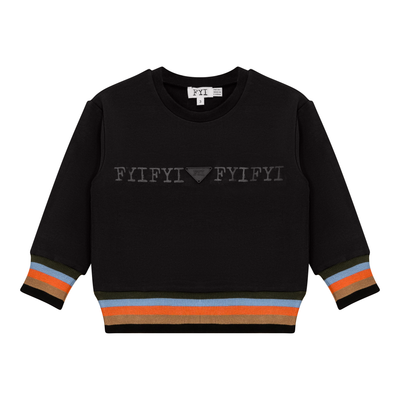 Sweatshirt W/ Stripes Trim