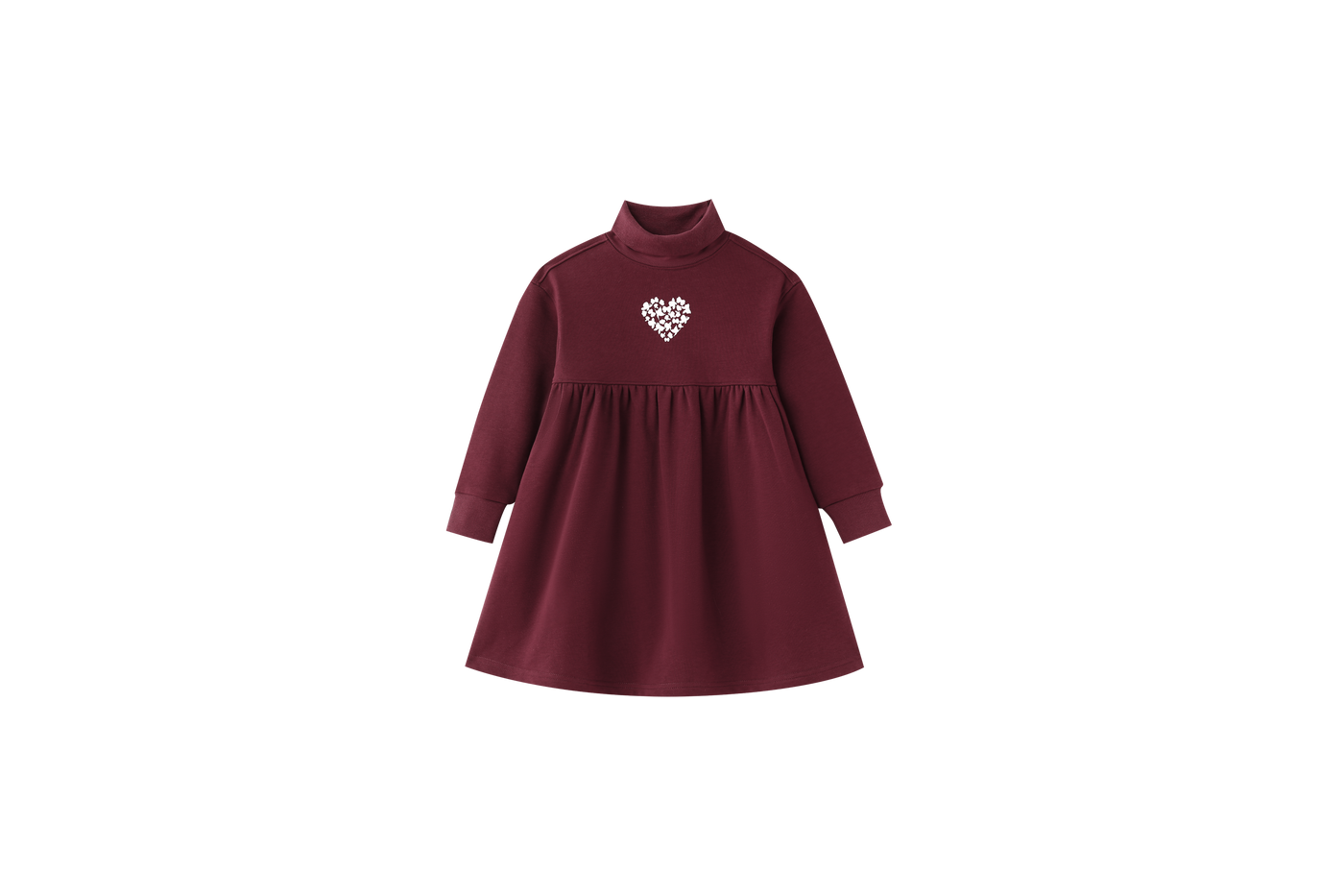 Heart Icon Turtleneck Dress