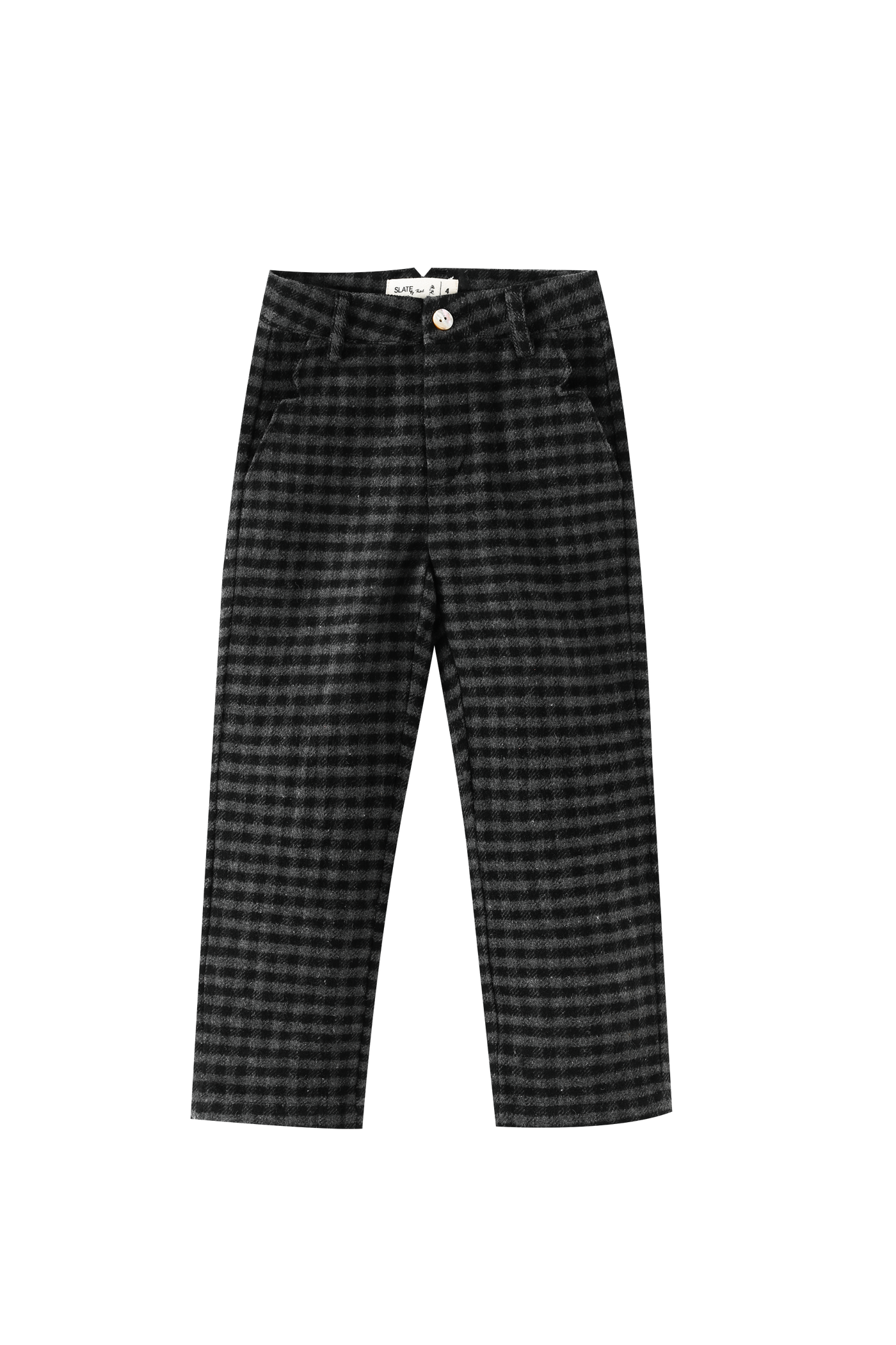 Dark Checkered Dress Pant
