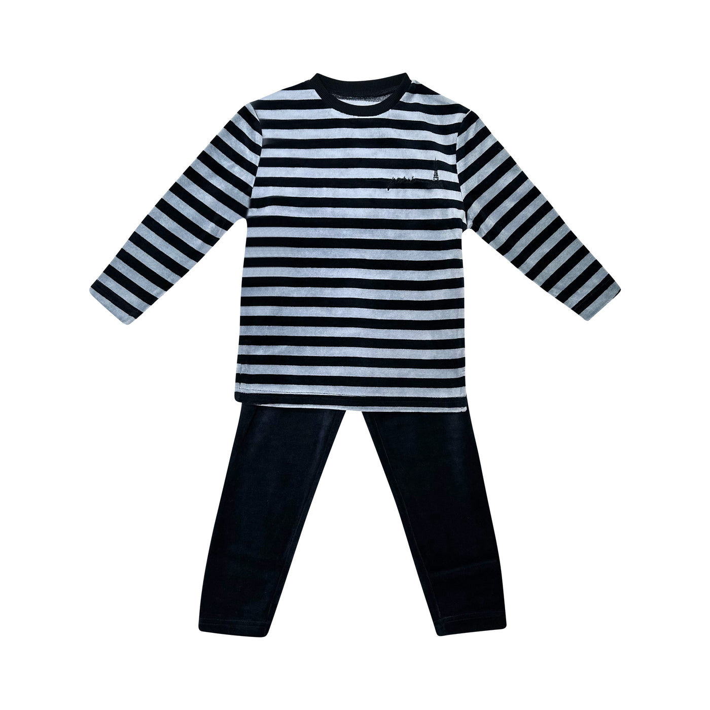 Striped Velour Pj