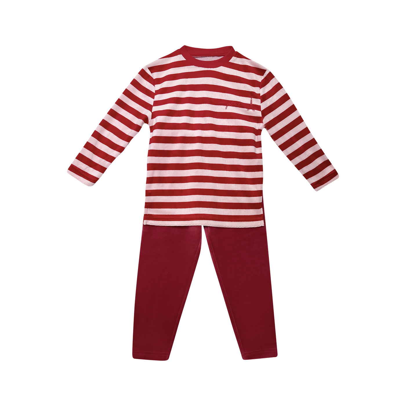 Striped Velour Pj