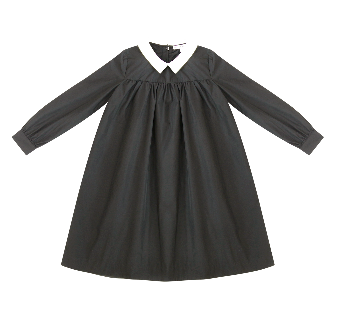 Taffeta Dress With Collar