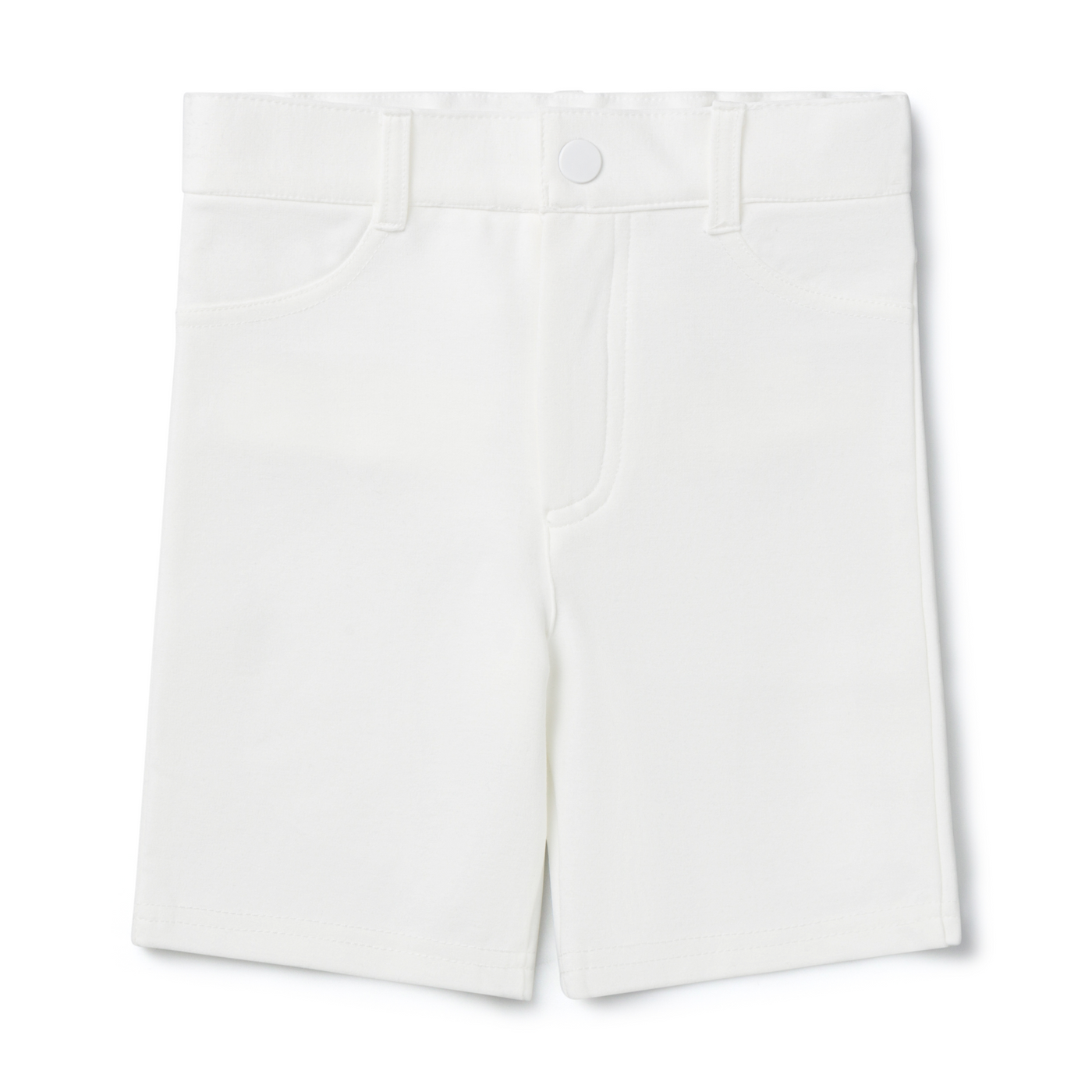 Ponte Shorts - White