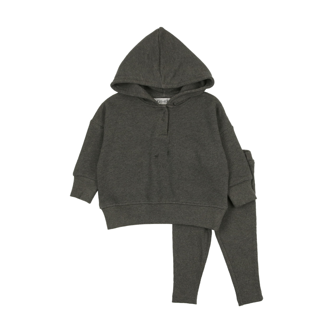 Tonal Baby Pocket Set - Heathered Grey