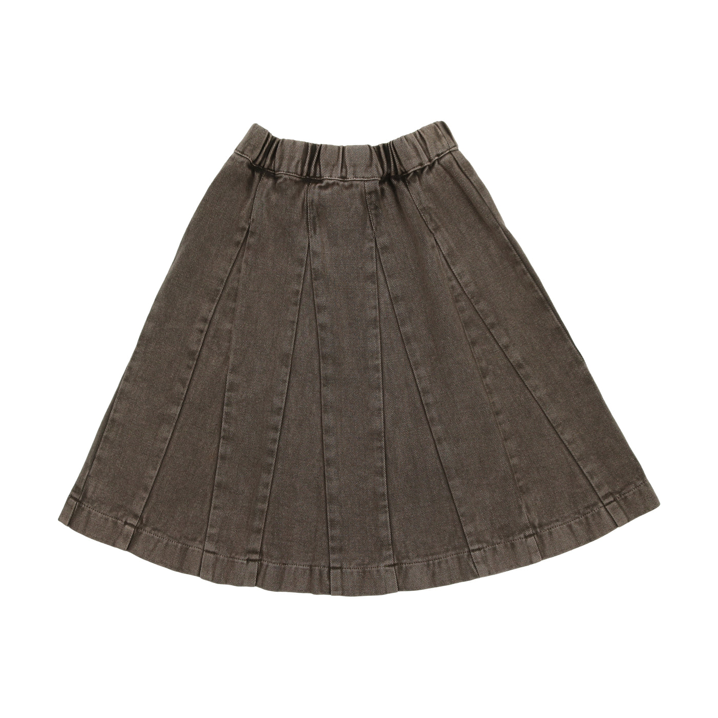 Denim Skirt - Taupe