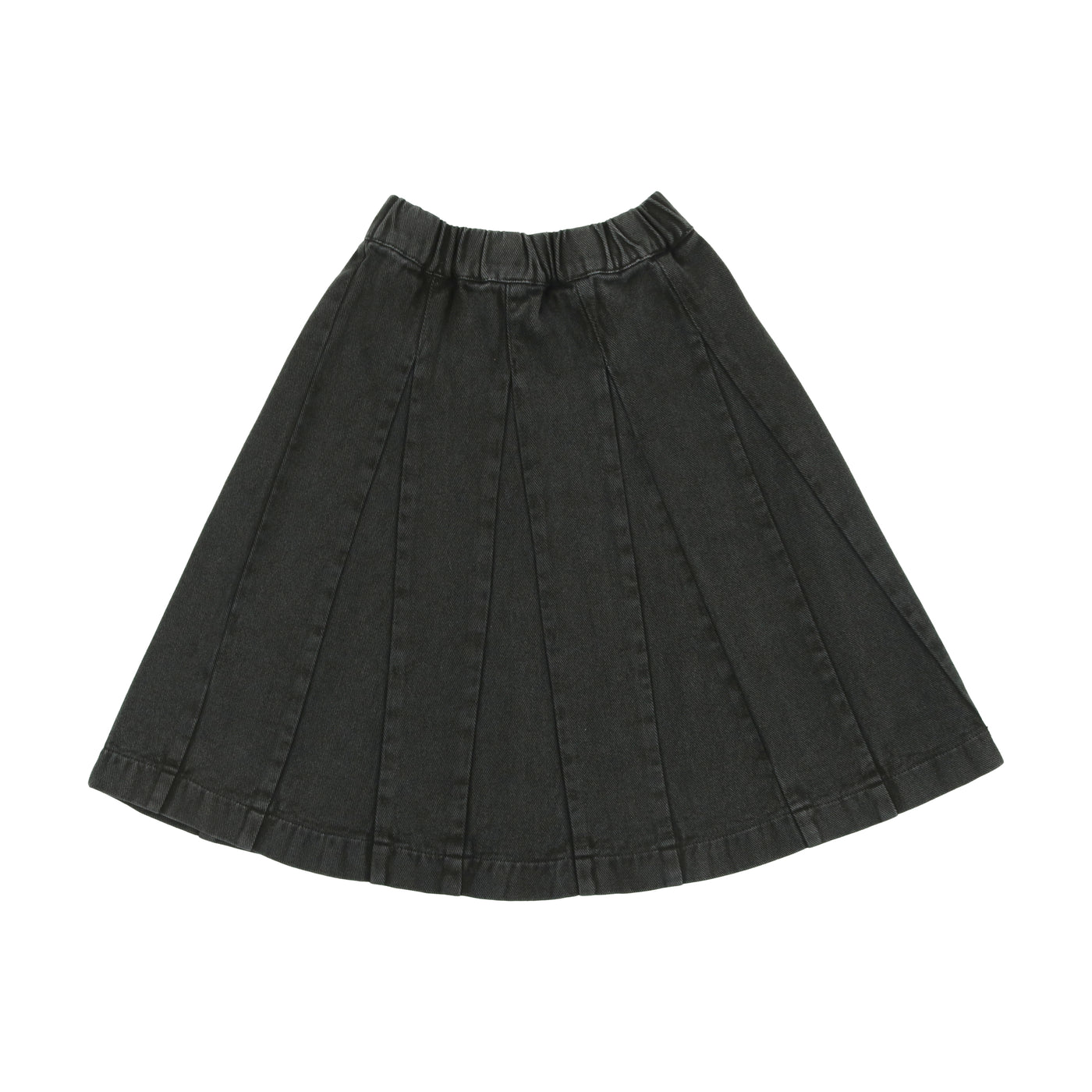 Denim Skirt - Black