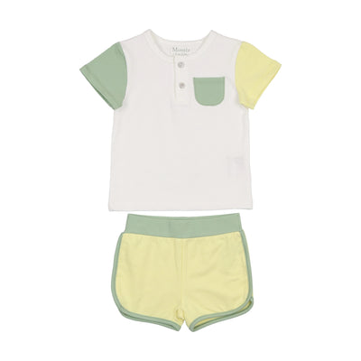 Sunshine & Rainbow 2 Pc Set - Sage