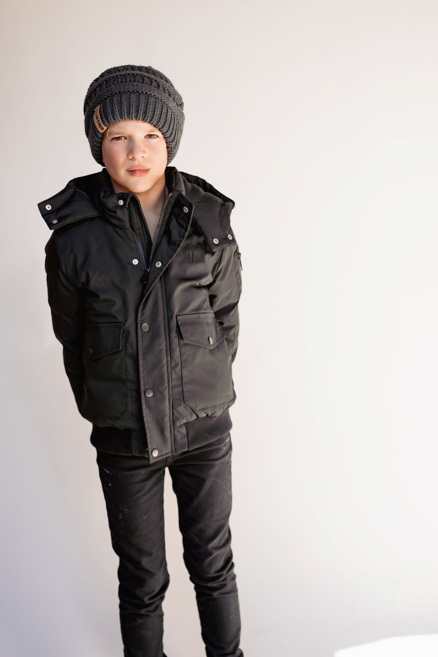 Boys Bomber W/ Fur