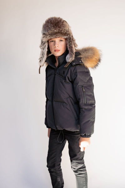 Boys Puffer W/ Fur