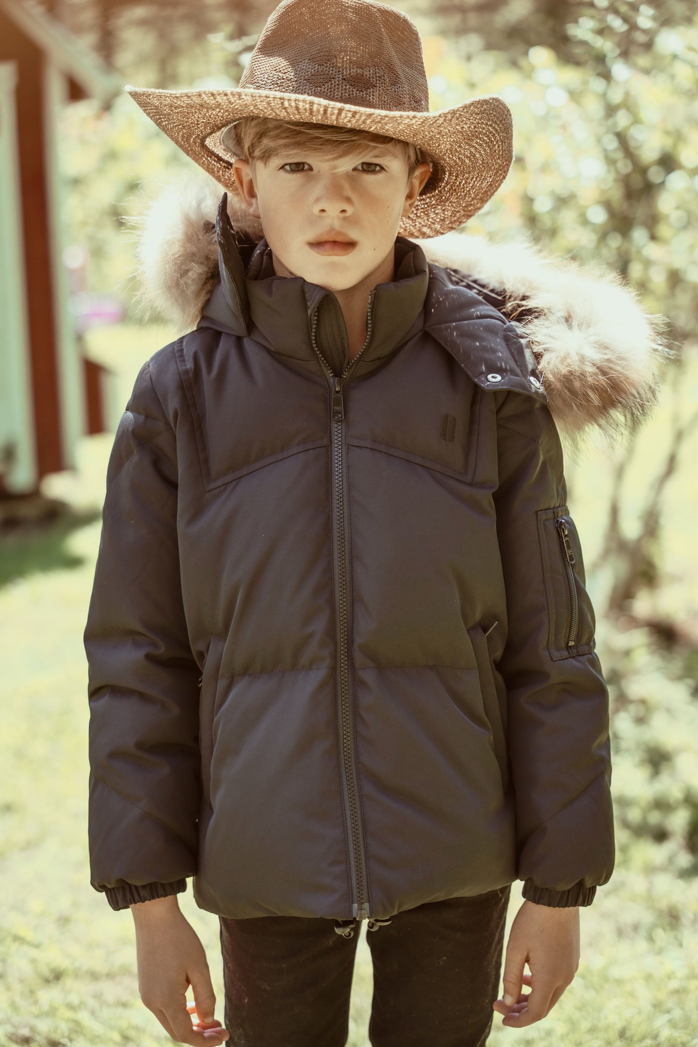 Boys Puffer W/ Fur