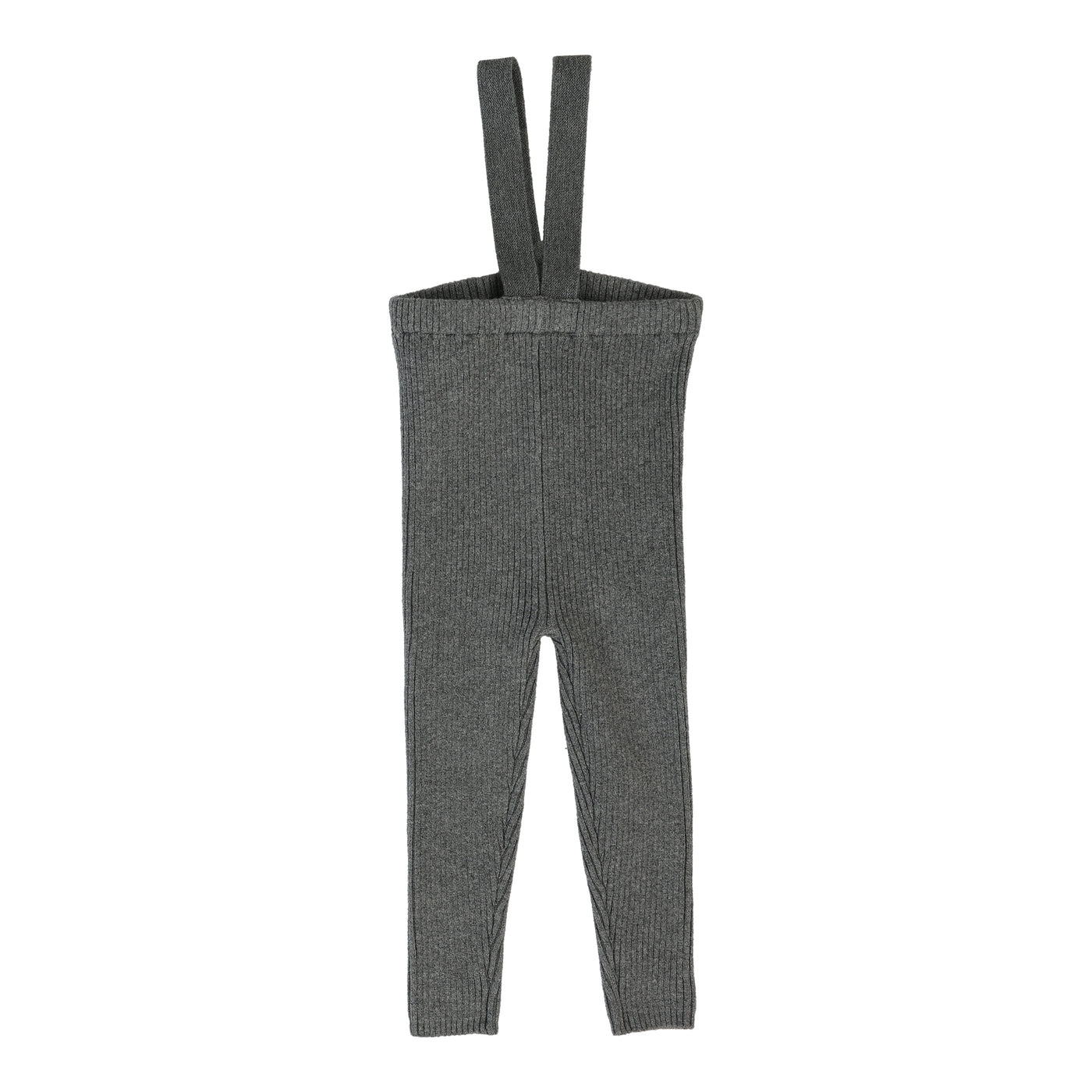 Knit Long Suspender Leggings
